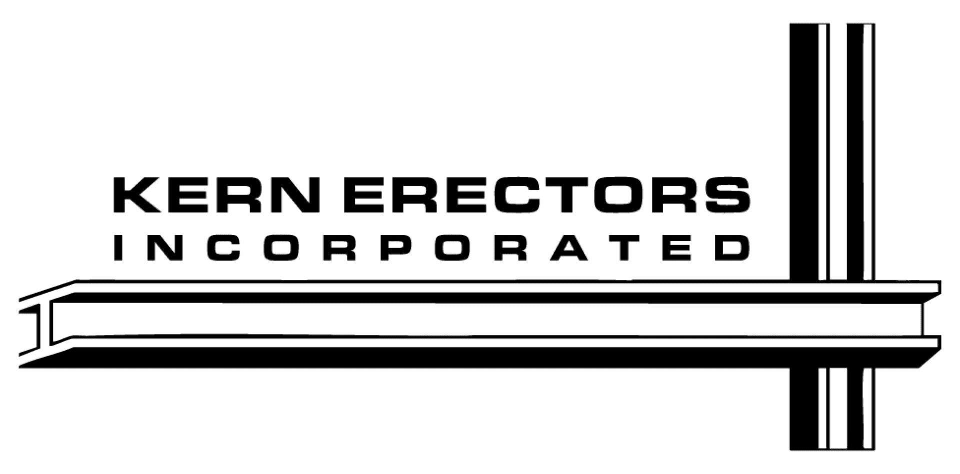 Black and white corporate logo with bold text and horizontal lines.